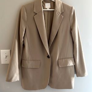 H&M camel blazer